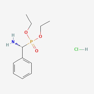 (R)-Diethoxyphosphoryl(phenyl)methanamine;hydrochloride