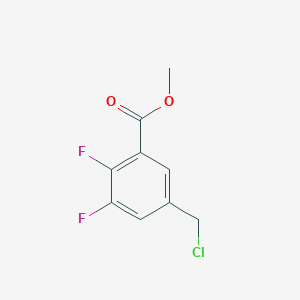 molecular formula C9H7ClF2O2 B2618882 Methyl 5-(chloromethyl)-2,3-difluorobenzoate CAS No. 1805237-81-3