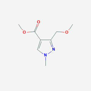 B2618890 Methyl 3-(methoxymethyl)-1-methylpyrazole-4-carboxylate CAS No. 1975118-60-5