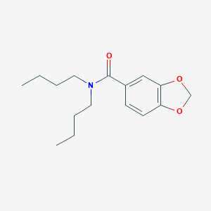 molecular formula C16H23NO3 B261908 N,N-dibutyl-1,3-benzodioxole-5-carboxamide 