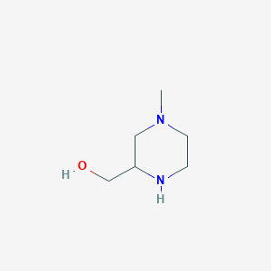 molecular formula C6H14N2O B2619105 (4-Methylpiperazin-2-yl)methanol CAS No. 85155-83-5