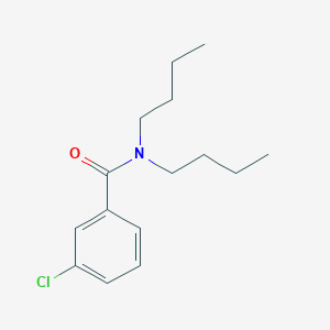 molecular formula C15H22ClNO B261912 N,N-dibutyl-3-chlorobenzamide 