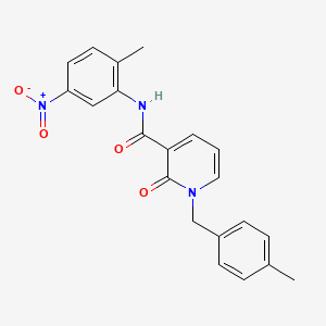 1-(4-methylbenzyl)-N-(2-methyl-5-nitrophenyl)-2-oxo-1,2-dihydropyridine-3-carboxamide