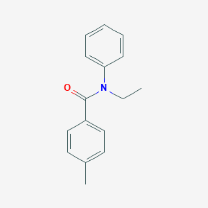 molecular formula C16H17NO B261914 N-ethyl-4-methyl-N-phenylbenzamide 