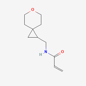 B2619265 N-(6-Oxaspiro[2.5]octan-2-ylmethyl)prop-2-enamide CAS No. 2109299-49-0
