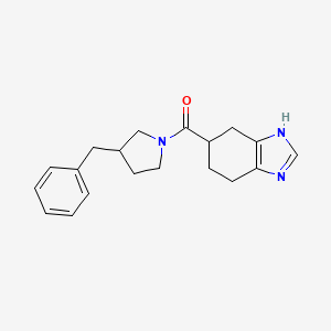 (3-benzylpyrrolidin-1-yl)(4,5,6,7-tetrahydro-1H-benzo[d]imidazol-5-yl)methanone