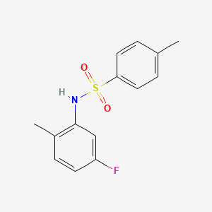 N-(5-fluoro-2-methylphenyl)-4-methylbenzenesulfonamide