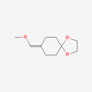 molecular formula C10H16O3 B2619334 8-(Methoxymethylene)-1,4-dioxaspiro[4.5]decane CAS No. 96184-80-4