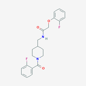 N-((1-(2-fluorobenzoyl)piperidin-4-yl)methyl)-2-(2-fluorophenoxy)acetamide