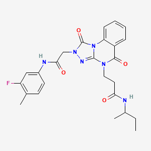 5-bromo-1-(cyclopropylcarbonyl)-N-ethyl-N-(3-methylphenyl)indoline-6-sulfonamide