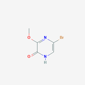 molecular formula C5H5BrN2O2 B2619354 5-Bromo-3-methoxypyrazin-2(1H)-one CAS No. 89282-38-2