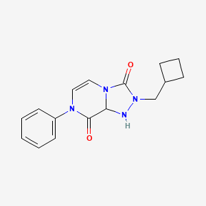 2-(cyclobutylmethyl)-7-phenyl-2H,3H,7H,8H-[1,2,4]triazolo[4,3-a]pyrazine-3,8-dione