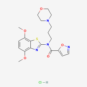 N-(4,7-dimethoxybenzo[d]thiazol-2-yl)-N-(3-morpholinopropyl)isoxazole-5-carboxamide hydrochloride