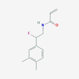 N-[2-(3,4-Dimethylphenyl)-2-fluoroethyl]prop-2-enamide