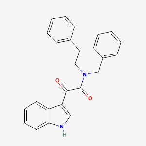 N-benzyl-2-(1H-indol-3-yl)-2-oxo-N-phenethylacetamide