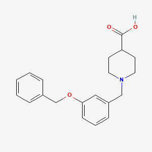 1-[3-(Benzyloxy)benzyl]piperidine-4-carboxylic acid