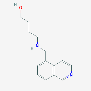 4-{[(Isoquinolin-5-yl)methyl]amino}butan-1-ol