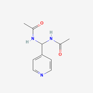 B2619515 N-[(acetylamino)-4-pyridylmethyl]acetamide CAS No. 924861-81-4