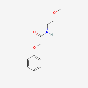 molecular formula C12H17NO3 B2619521 N-(2-methoxyethyl)-2-(4-methylphenoxy)acetamide CAS No. 392237-90-0