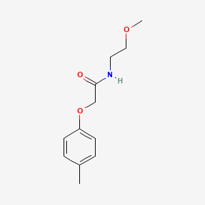 molecular formula C12H17NO3 B2619521 N-(2-methoxyethyl)-2-(p-tolyloxy)acetamide CAS No. 392237-90-0