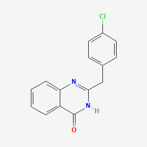 molecular formula C15H11ClN2O B2619662 2-(4-chlorobenzyl)-4(3H)-quinazolinone CAS No. 320419-99-6