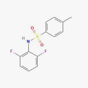 molecular formula C13H11F2NO2S B2619747 N-(2,6-difluorophenyl)-4-methylbenzenesulfonamide CAS No. 708237-25-6
