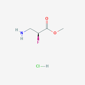 B2619761 methyl (2S)-3-amino-2-fluoropropanoate hydrochloride CAS No. 1193100-04-7