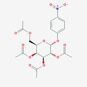 [(2R,3S,4S,5R,6R)-3,4,5-triacetyloxy-6-(4-nitrophenoxy)oxan-2-yl]methyl acetate