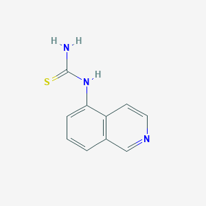 molecular formula C10H9N3S B2619809 (isoquinolin-5-yl)thiourea CAS No. 72677-72-6