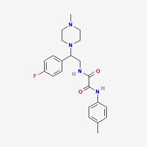 N1-(2-(4-fluorophenyl)-2-(4-methylpiperazin-1-yl)ethyl)-N2-(p-tolyl)oxalamide