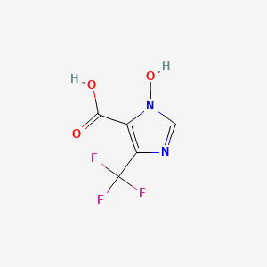 3-Hydroxy-5-(trifluoromethyl)imidazole-4-carboxylic acid