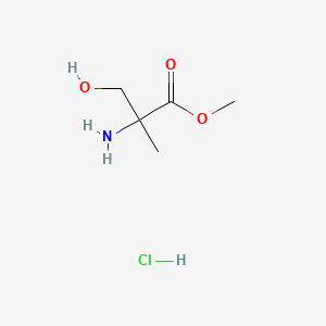 Methyl 2-amino-3-hydroxy-2-methylpropanoate hydrochloride