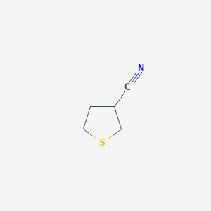 molecular formula C5H7NS B2619993 Thiolane-3-carbonitrile CAS No. 874512-52-4
