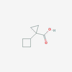 molecular formula C8H12O2 B2619995 1-Cyclobutylcyclopropane-1-carboxylic acid CAS No. 1601751-12-5