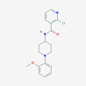 2-Chloro-N-[1-(2-methoxyphenyl)piperidin-4-yl]pyridine-3-carboxamide