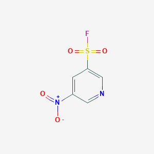 molecular formula C5H3FN2O4S B2620032 5-Nitropyridine-3-sulfonyl fluoride CAS No. 1935277-19-2