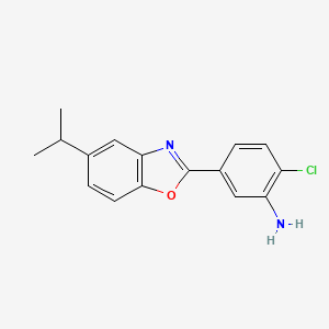 2-Chloro-5-(5-isopropylbenzo[d]oxazol-2-yl)aniline