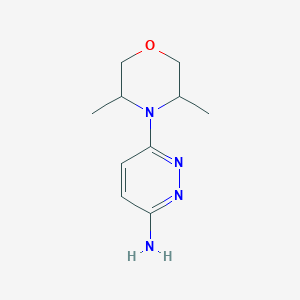 6-(3,5-Dimethylmorpholino)pyridazin-3-amine