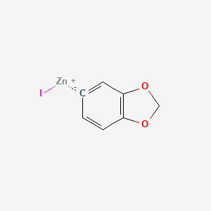 3,4-(Methylenedioxy)phenylzinc iodide 0.5 M in Tetrahydrofuran