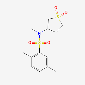 N-(1,1-dioxo-1lambda6-thiolan-3-yl)-N,2,5-trimethylbenzene-1-sulfonamide