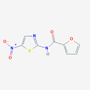 molecular formula C8H5N3O4S B2620128 N-(5-nitro-1,3-thiazol-2-yl)furan-2-carboxamide CAS No. 89899-03-6