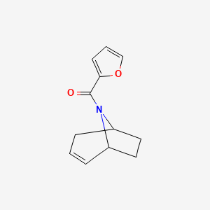 molecular formula C12H13NO2 B2620210 8-(furan-2-carbonyl)-8-azabicyclo[3.2.1]oct-2-ene CAS No. 1797335-01-3