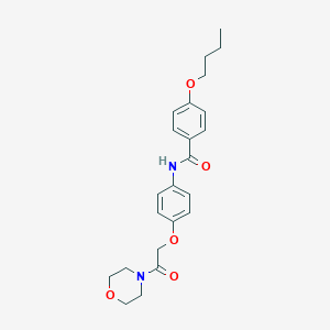 molecular formula C23H28N2O5 B262027 Cambridge id 7019373 