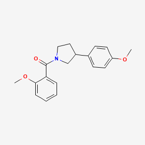 (2-Methoxyphenyl)(3-(4-methoxyphenyl)pyrrolidin-1-yl)methanone