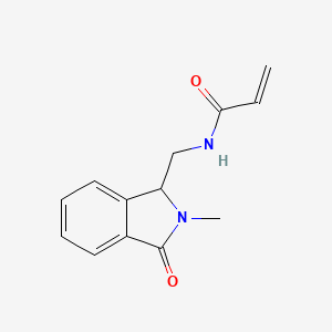 N-[(2-Methyl-3-oxo-1H-isoindol-1-yl)methyl]prop-2-enamide