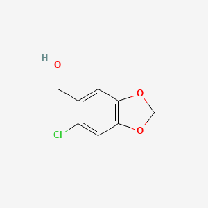 molecular formula C8H7ClO3 B2620531 6-Chloropiperonyl alcohol CAS No. 2591-25-5