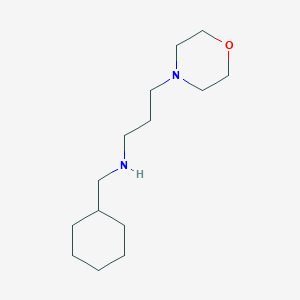 molecular formula C14H28N2O B262055 N-(cyclohexylmethyl)-3-morpholinopropan-1-amine 