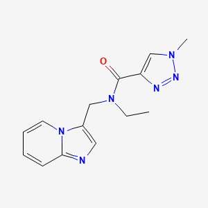 N-ethyl-N-(imidazo[1,2-a]pyridin-3-ylmethyl)-1-methyl-1H-1,2,3-triazole-4-carboxamide