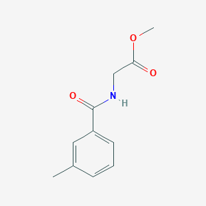 molecular formula C11H13NO3 B2620779 Methyl 2-[(3-methylphenyl)formamido]acetate CAS No. 1208-15-7