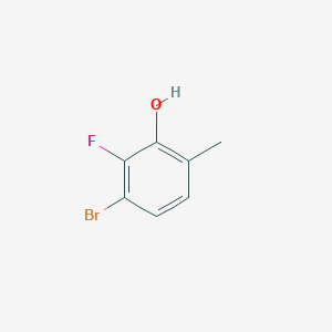 molecular formula C7H6BrFO B2620880 3-Bromo-2-fluoro-6-methylphenol CAS No. 1807088-23-8